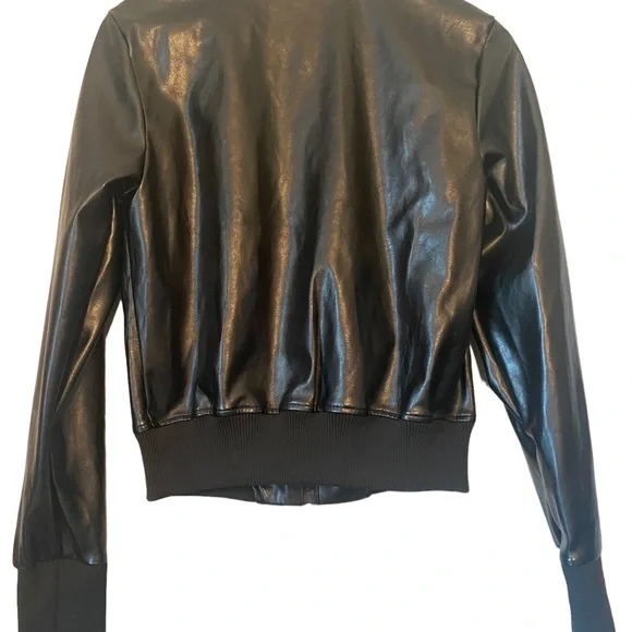 Urban Groove Vegan Leather Black Jacket - Picture 7 of 16